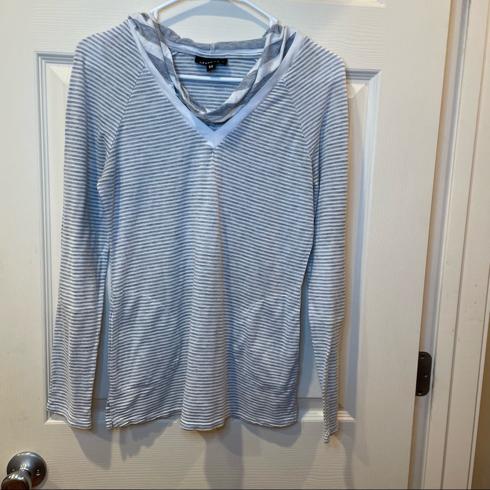 Striped Athleta Top/ Sweatshirt